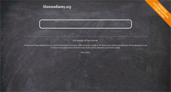 Desktop Screenshot of khanacadaemy.org